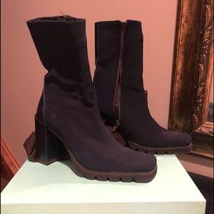 Navy Ankle boots